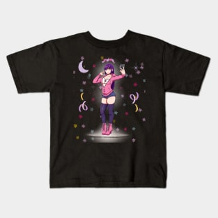 Funny anime girl Kids T-Shirt